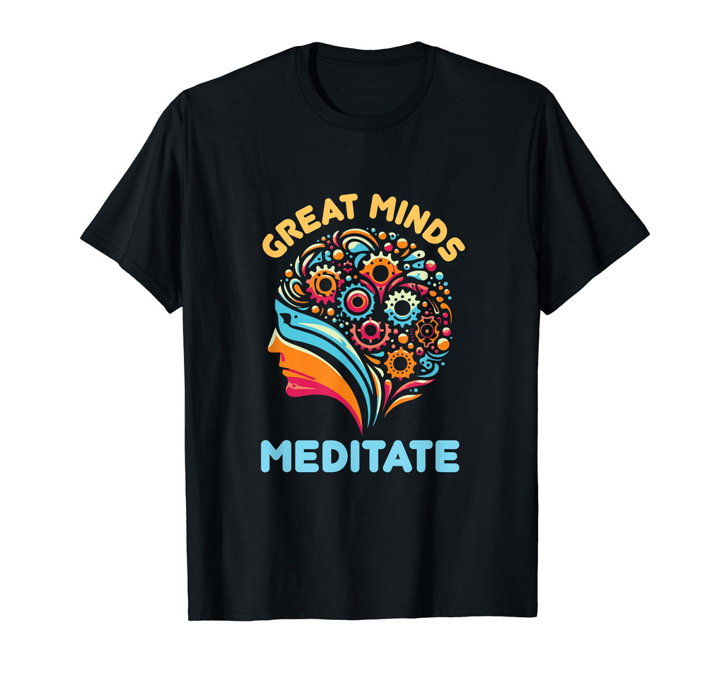 Meditate Mindfulness Yoga Meditation T-Shirt - Minimalist Print for Adults - T-Shirt, Sweatshirt, Hoodie