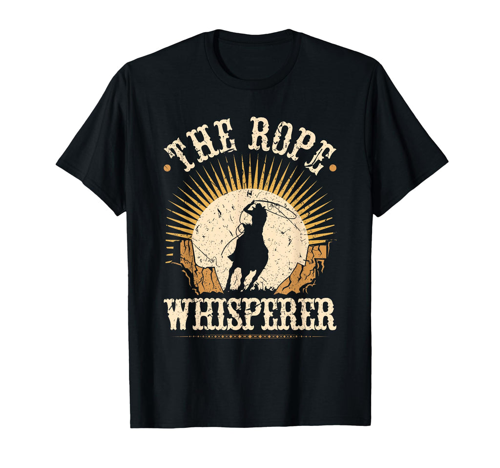 Rope Whisperer Team Roping Cowboy T-Shirt - Minimalist Print for Adults - T-Shirt, Sweatshirt, Hoodie