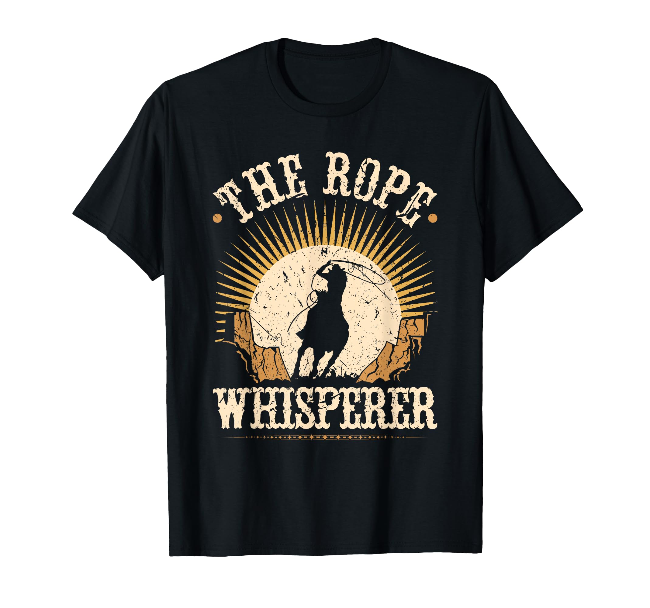 Rope Whisperer Team Roping Cowboy T-Shirt - Minimalist Print for Adults - T-Shirt, Sweatshirt, Hoodie