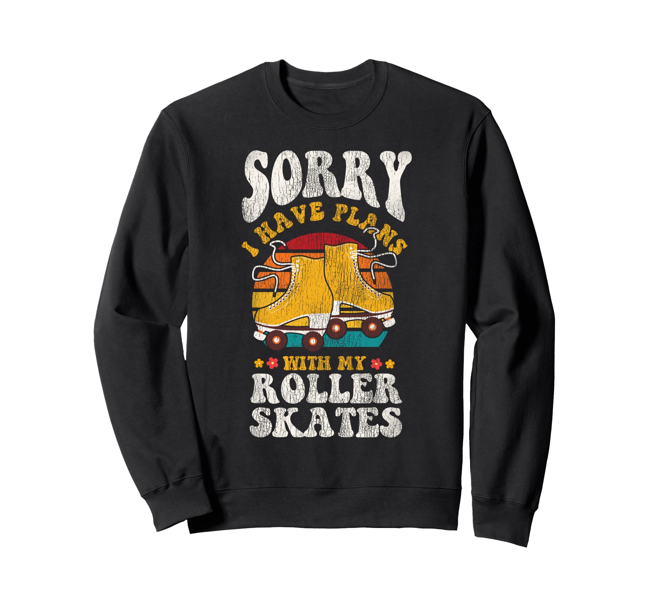 Roller Skating Skate 1970S Sweatshirt - Streetwear Style for Adults - T-Shirt, Sweatshirt, Hoodie