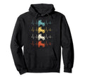 Roller Skate Heartbeat Skater Skating Hoodie - Graphic Print for Adults - T-Shirt, Sweatshirt, Hoodie