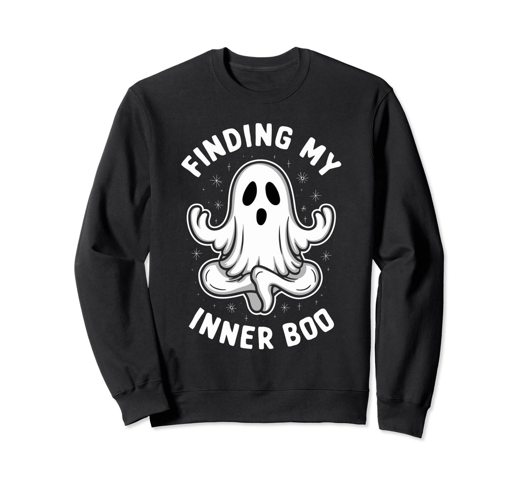 Ghost Monster Meditation Sweatshirt - Custom Art Print Men Women - T-Shirt, Sweatshirt, Hoodie