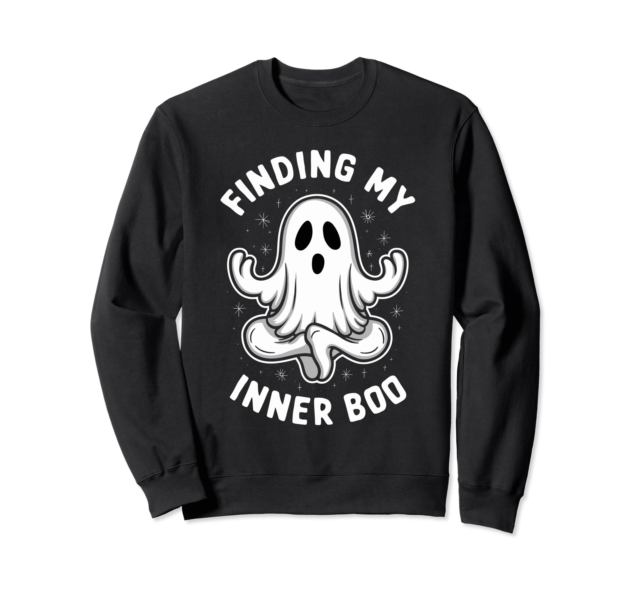 Ghost Monster Meditation Sweatshirt - Custom Art Print Men Women - T-Shirt, Sweatshirt, Hoodie