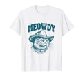 Meowdy Country Music Western Groovy T-Shirt - Unique Graphic for Adults - T-Shirt, Sweatshirt, Hoodie