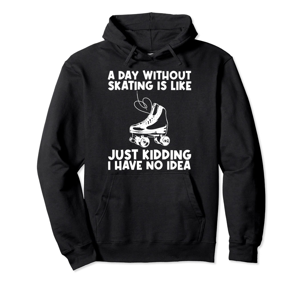 Roller Skating Disco Derby Skates Hoodie - Unique Graphic Unisex - T-Shirt, Sweatshirt, Hoodie