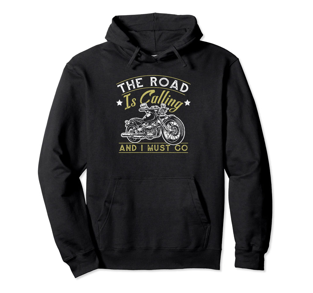 Motorcycle Motorbike Biker Hoodie - Fun Novelty Design for Adults - T-Shirt, Sweatshirt, Hoodie
