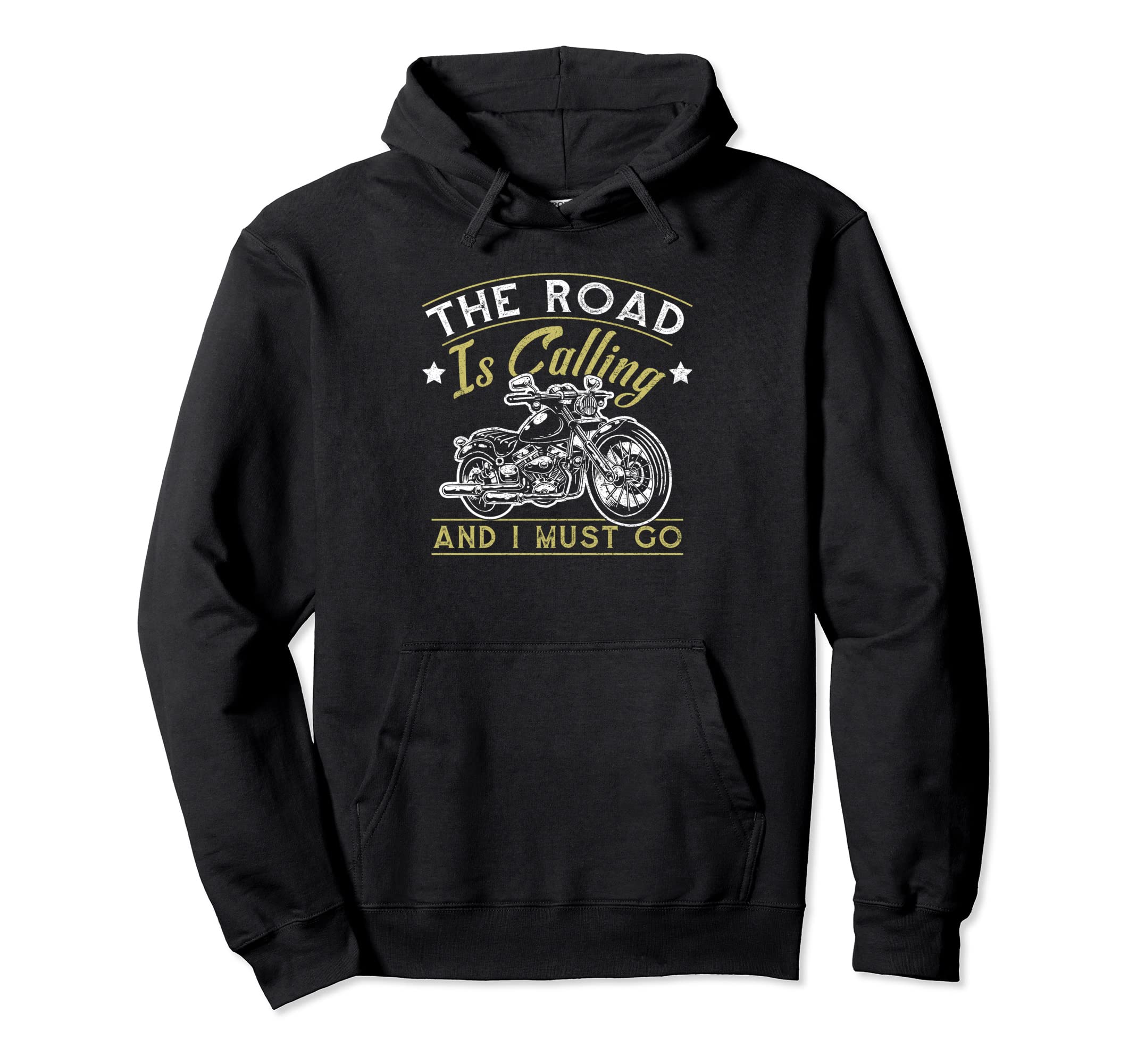 Motorcycle Motorbike Biker Hoodie - Fun Novelty Design for Adults - T-Shirt, Sweatshirt, Hoodie