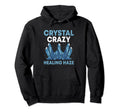Spiritual Crystal Stones Healing Hoodie - Fun Novelty Design for Adults - T-Shirt, Sweatshirt, Hoodie