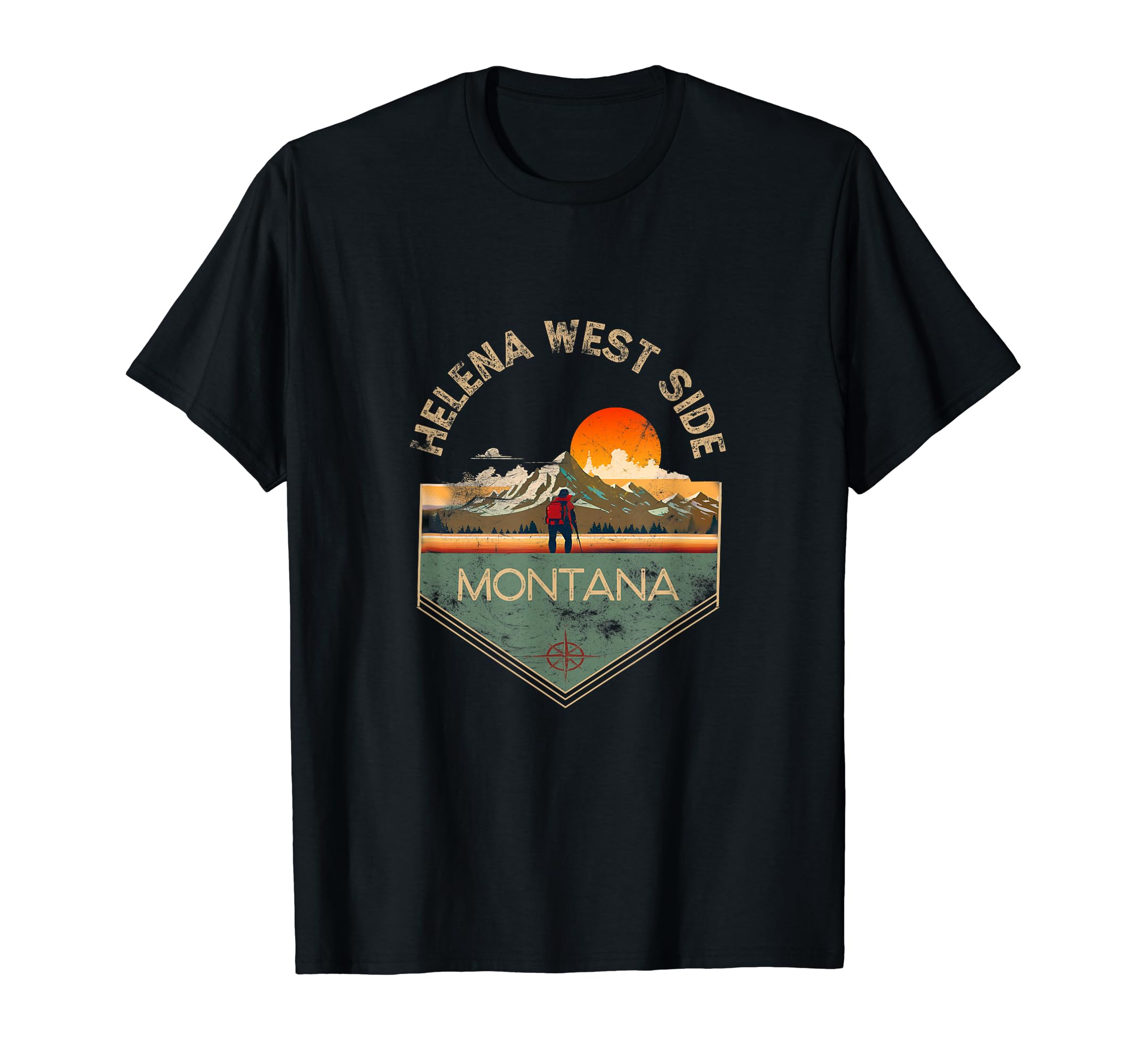 Helena West Side Hiking Souvenir T-Shirt - Unique Graphic Men Women - T-Shirt, Sweatshirt, Hoodie