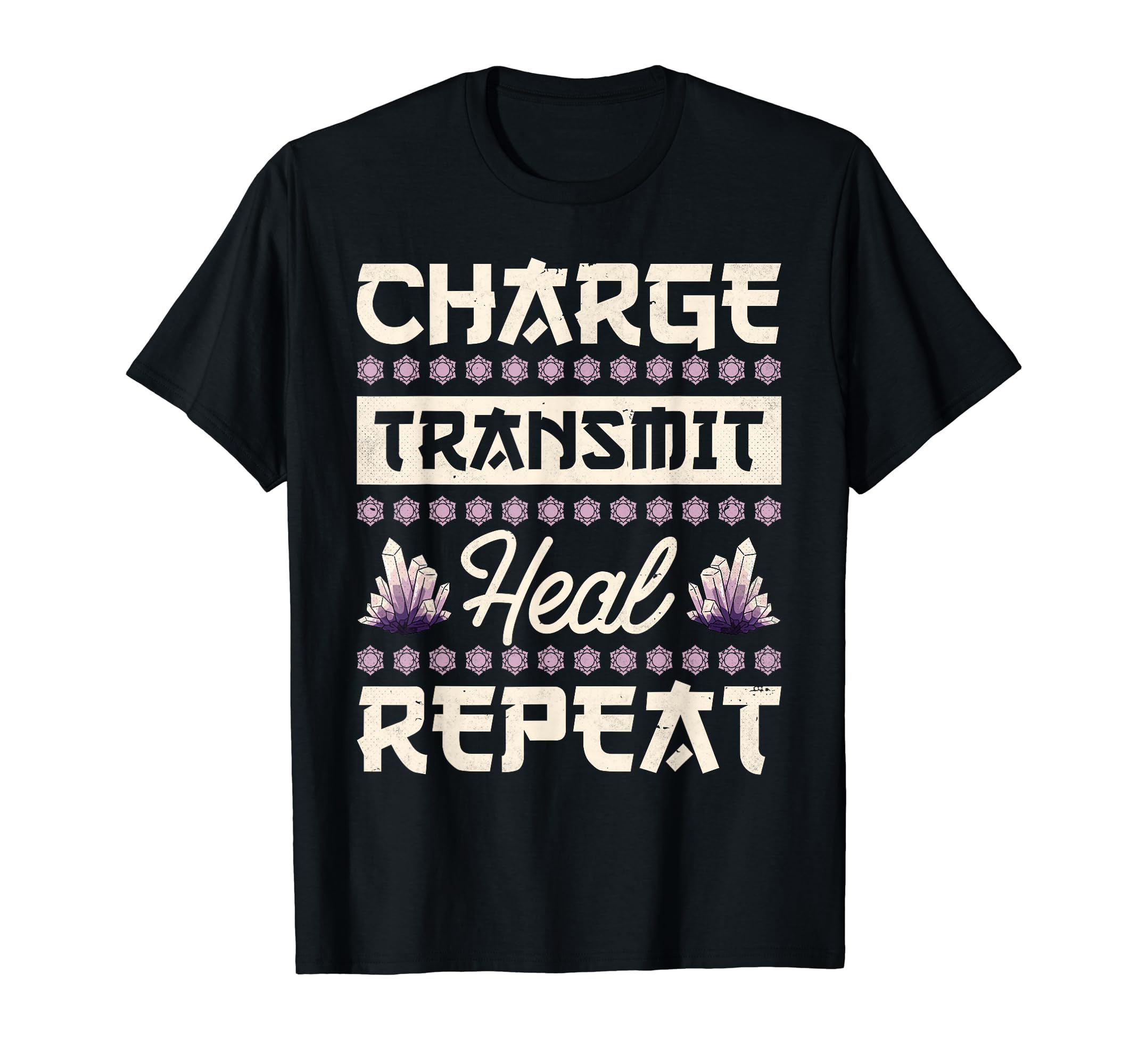 Crystal Healing Charge Transmit T-Shirt - Casual Everyday Wear for Adults - T-Shirt, Sweatshirt, Hoodie