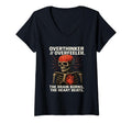 Womens Overthinker Overfeeler Skeleton T-Shirt - Graphic Print for Adults - T-Shirt, Sweatshirt, Hoodie