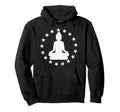 Yoga Pose Stars Yogi Spiritual Hoodie - Novelty Apparel Men Women - T-Shirt, Sweatshirt, Hoodie