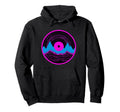 Mountain Vinyl Record Vaporwave Music Hoodie - Minimalist Print for Adults - T-Shirt, Sweatshirt, Hoodie