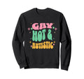 Gay Hot And Autistic Pride Lgbtq Sweatshirt - Streetwear Style Men Women - T-Shirt, Sweatshirt, Hoodie
