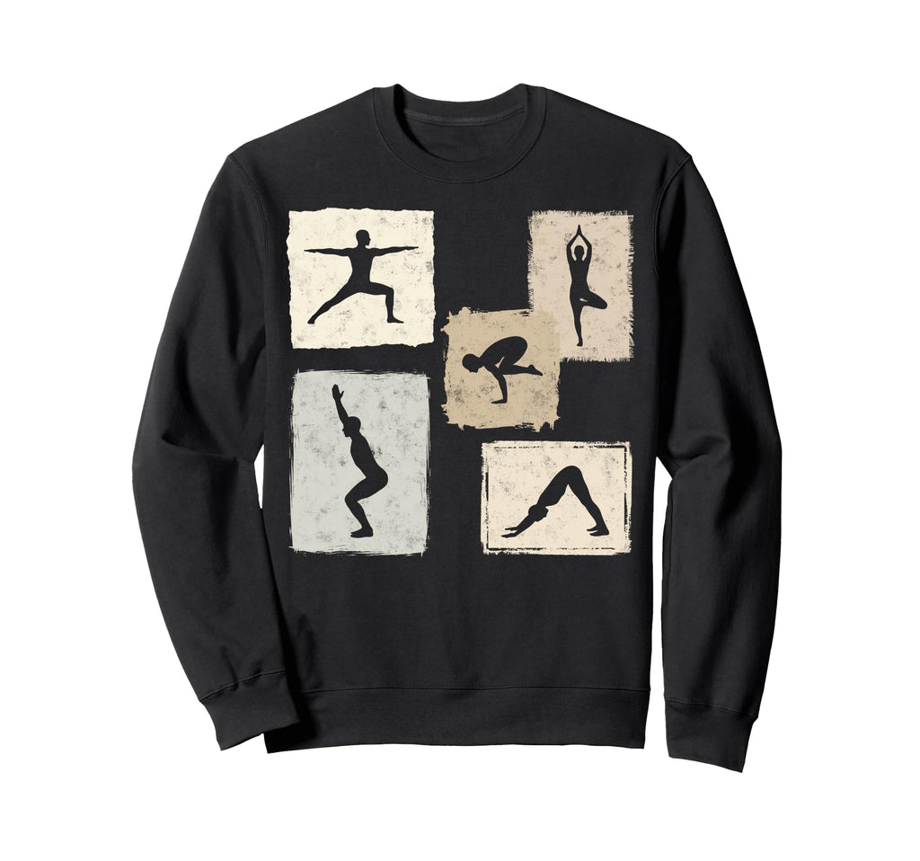 Yoga Pose Meditation Mandala Sweatshirt - Fun Novelty Design Unisex - T-Shirt, Sweatshirt, Hoodie