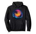 Beach Sunset 70S 80S Nostalgic Hoodie - Aesthetic Graphic for Adults - T-Shirt, Sweatshirt, Hoodie
