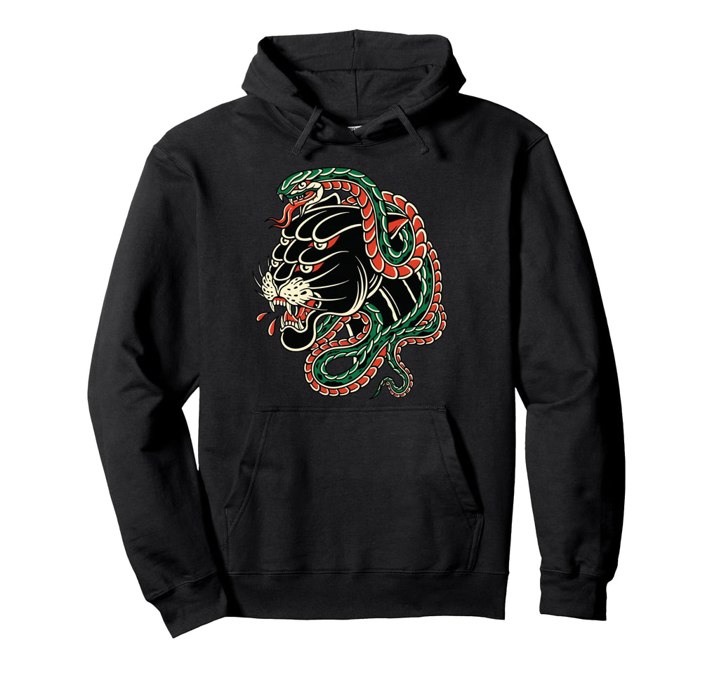 American Traditional Tattoo Edgy Old Hoodie - Aesthetic Graphic Unisex - T-Shirt, Sweatshirt, Hoodie