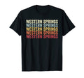 Western Springs Illinois Western T-Shirt - Fun Novelty Design Men Women - T-Shirt, Sweatshirt, Hoodie