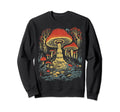 Mushroom 70S 80S Art 101 Sweatshirt - Custom Art Print Men Women - T-Shirt, Sweatshirt, Hoodie