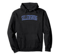 Sellersburg Distressed Blue Varsity Hoodie - Novelty Apparel Unisex - T-Shirt, Sweatshirt, Hoodie