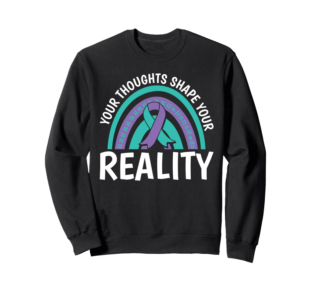 Your Thoughts Shape Reality Sweatshirt - Minimalist Print for Adults - T-Shirt, Sweatshirt, Hoodie