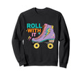 Rollerskates 80S Derby Roller Sweatshirt - Unique Graphic for Adults - T-Shirt, Sweatshirt, Hoodie