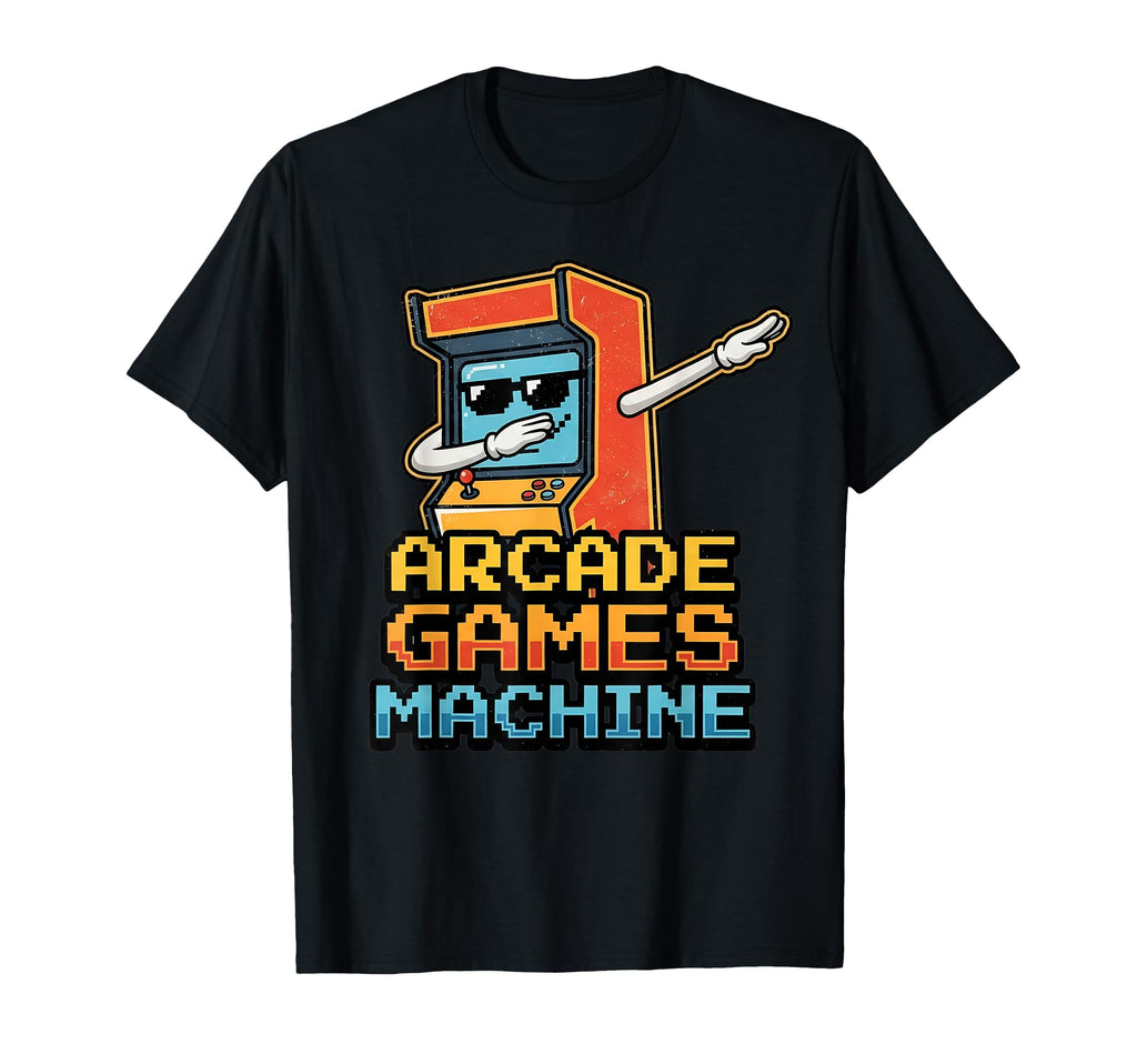 Arcade Games Machine Dabbing 70S 80S 90S T-Shirt - Graphic Print Unisex - T-Shirt, Sweatshirt, Hoodie