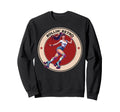 Rollin Pinup Skater Skating Sweatshirt - Graphic Print for Adults - T-Shirt, Sweatshirt, Hoodie