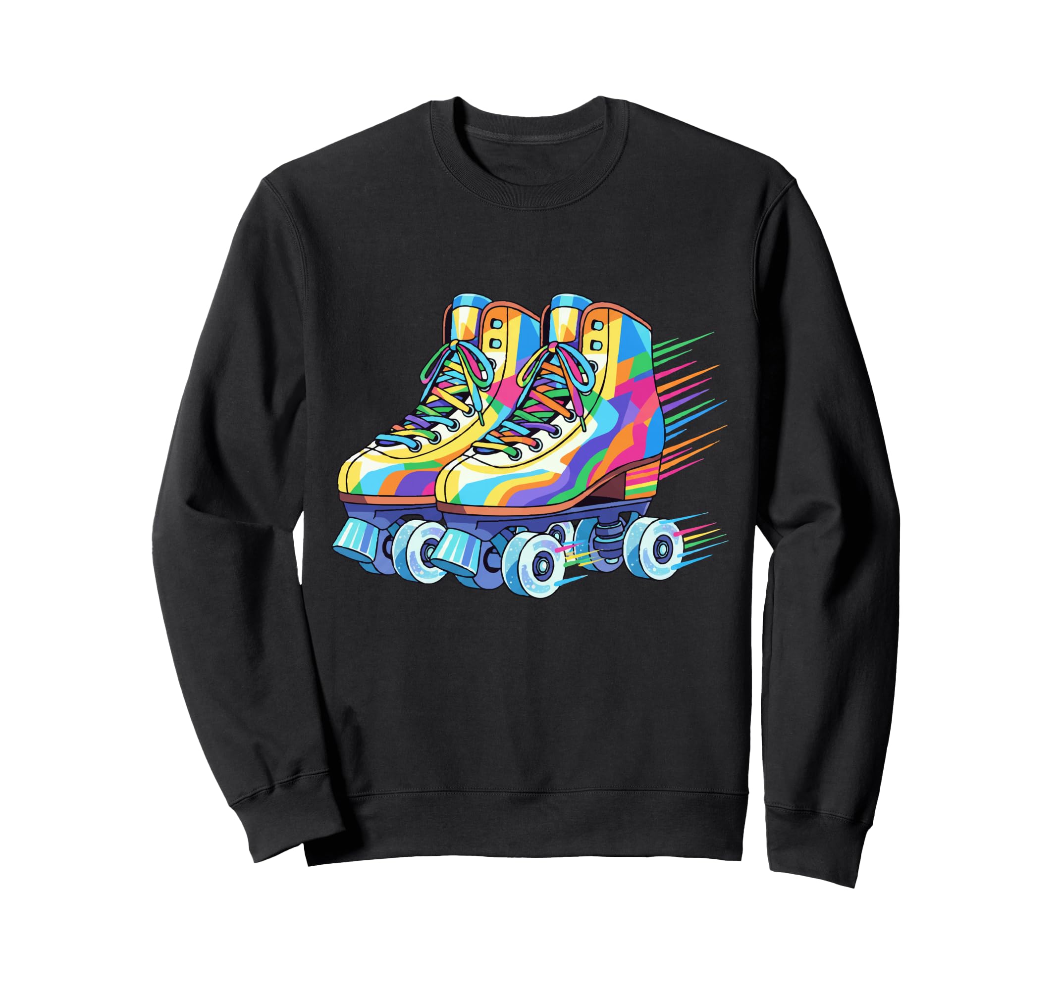 Roller Skate Roller Skating Sweatshirt - Fun Novelty Design Men Women - T-Shirt, Sweatshirt, Hoodie
