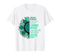 I Believe Myself Sunflower Mental Health T-Shirt - Novelty Apparel Unisex - T-Shirt, Sweatshirt, Hoodie