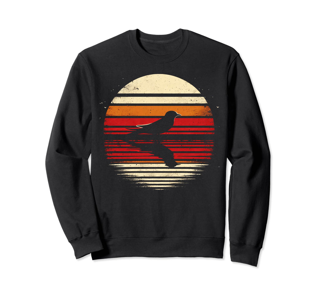 Martin Bird Sunset Safari 70S Sweatshirt - Unique Graphic Unisex - T-Shirt, Sweatshirt, Hoodie