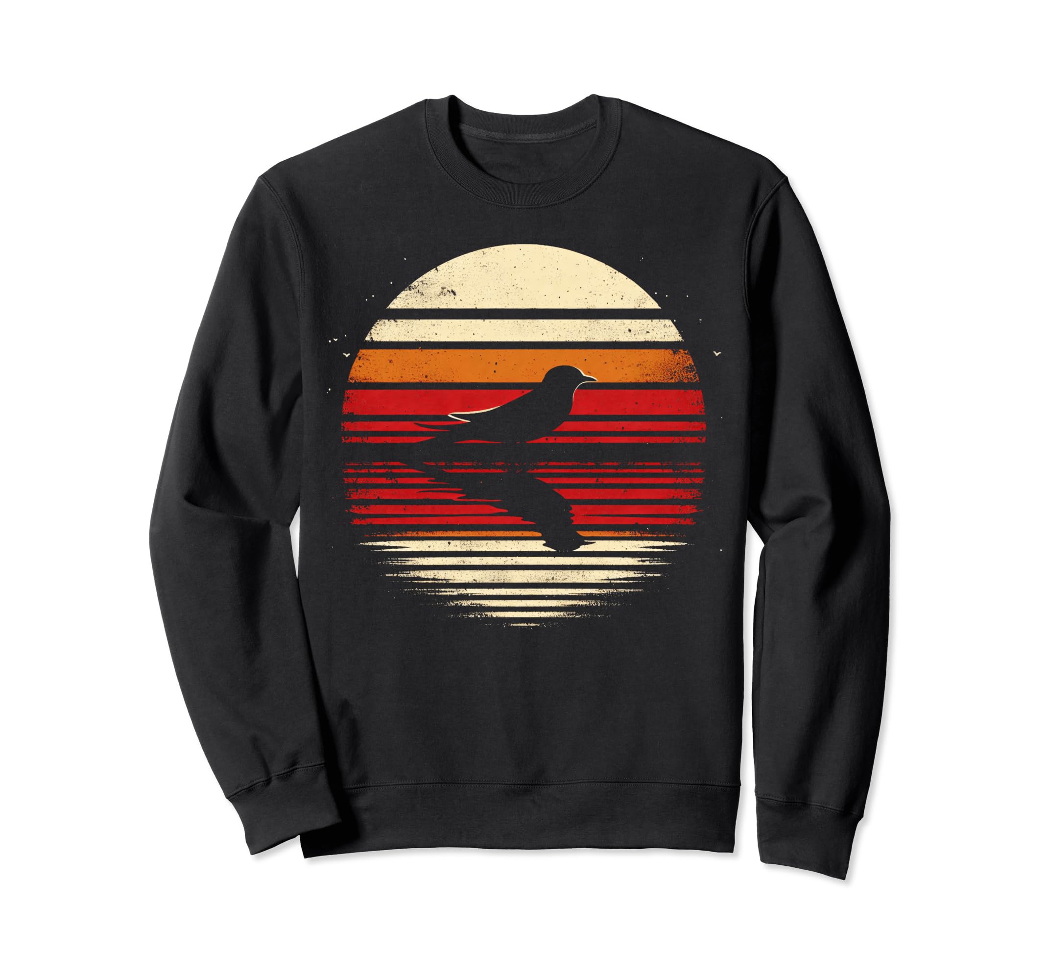 Martin Bird Sunset Safari 70S Sweatshirt - Unique Graphic Unisex - T-Shirt, Sweatshirt, Hoodie