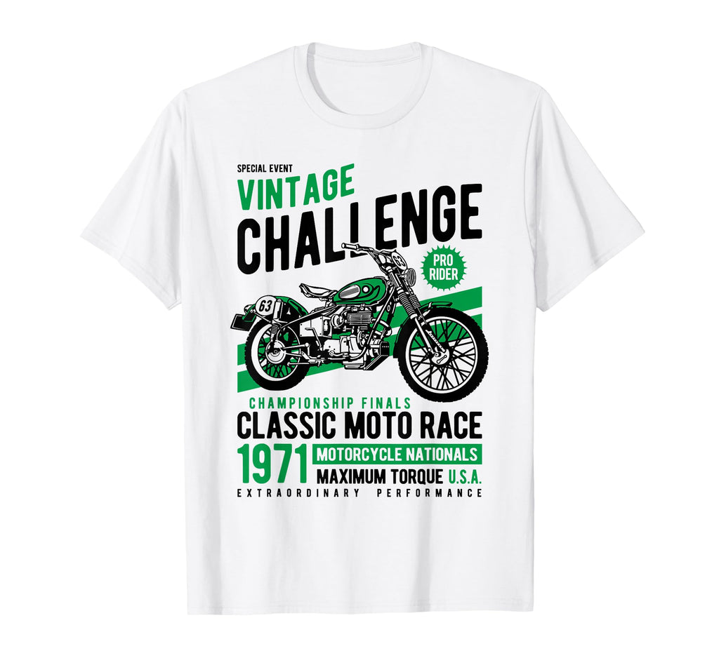 Challenge Motorcycle Race T-Shirt - Minimalist Print for Adults - T-Shirt, Sweatshirt, Hoodie