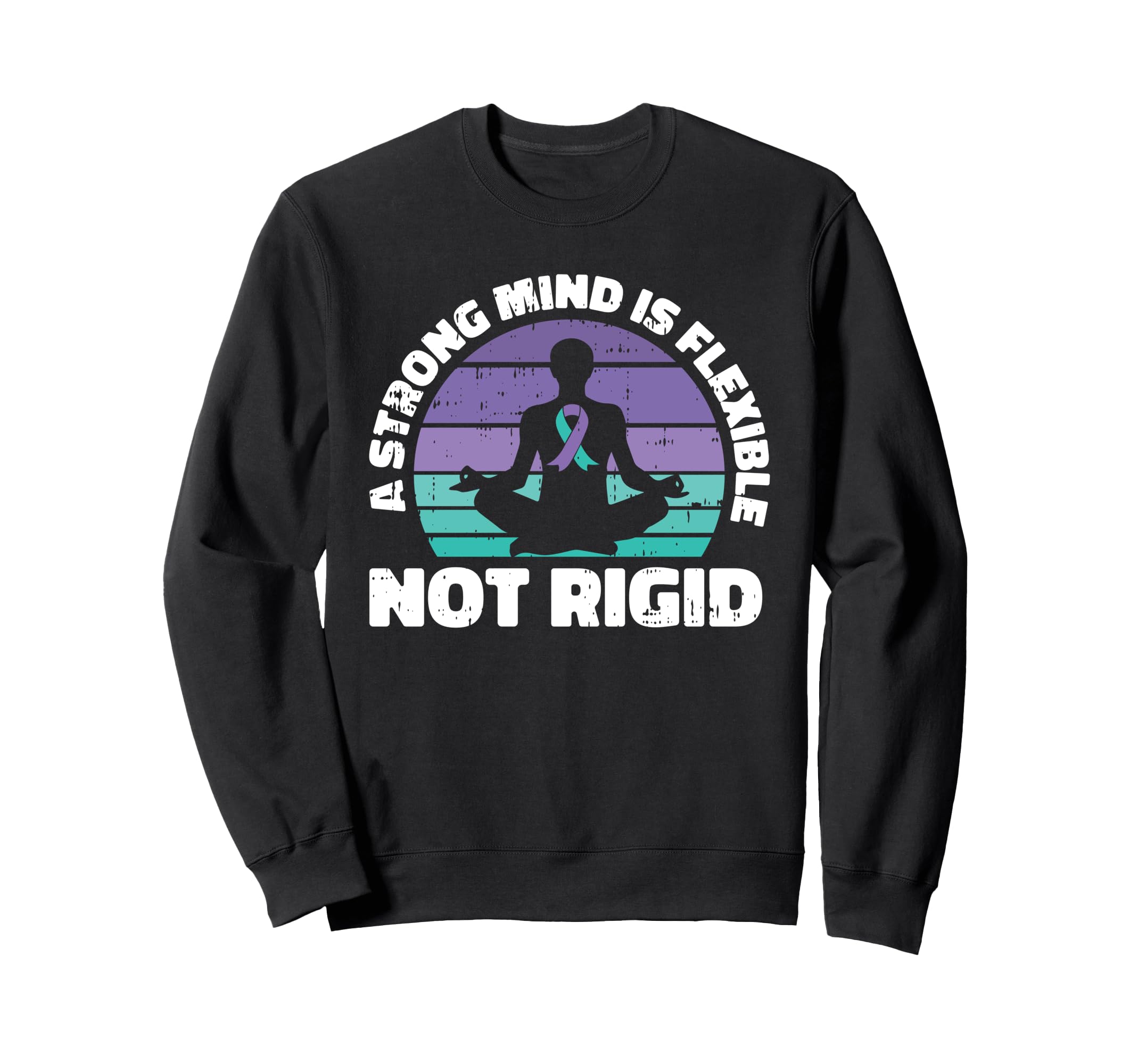 Strong Mind Is Flexible Mental Health Sweatshirt - Minimalist Print Unisex - T-Shirt, Sweatshirt, Hoodie