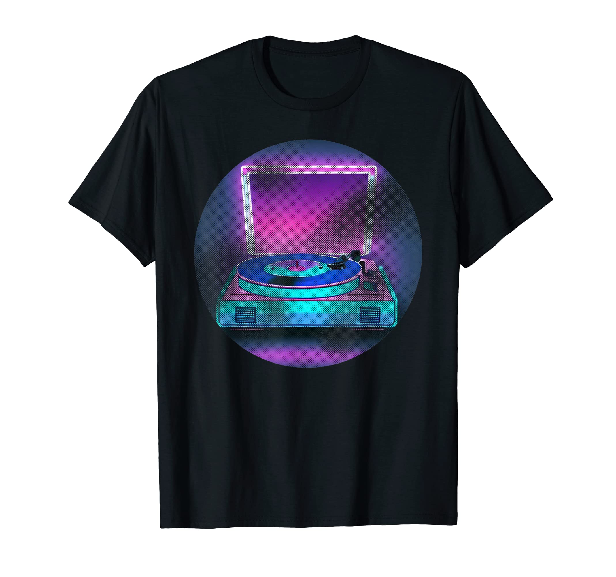 Vinyl Record Player Lp Dj 70S 80S T-Shirt - Fun Novelty Design for Adults - T-Shirt, Sweatshirt, Hoodie