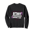 Stay Mental Health Semi Colon Sweatshirt - Minimalist Print for Adults - T-Shirt, Sweatshirt, Hoodie