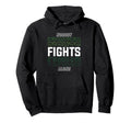 Nobody Fights Alone Green Mental Hoodie - Casual Everyday Wear Men Women - T-Shirt, Sweatshirt, Hoodie