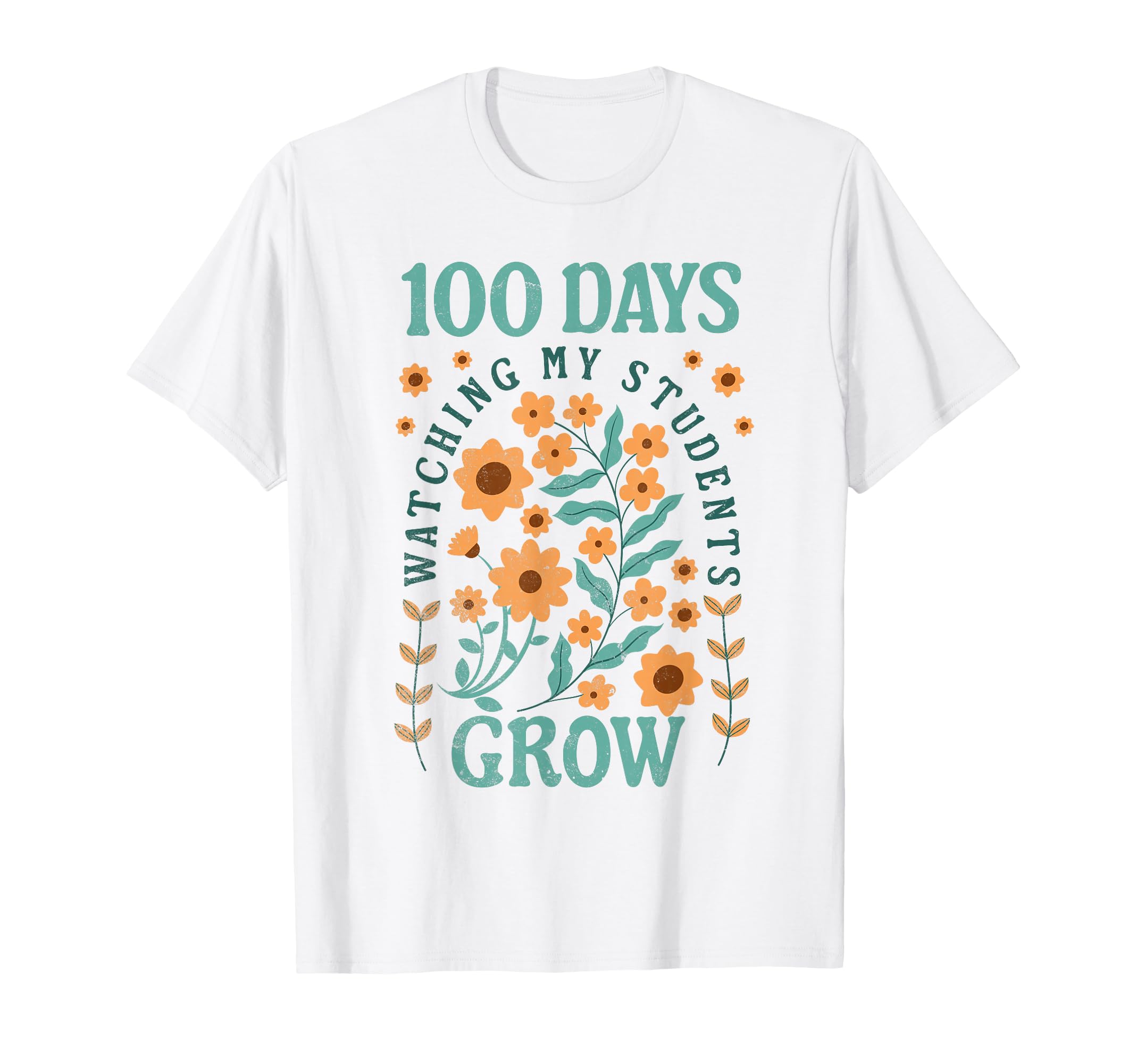 100 Days School Teacher Growing Boho T-Shirt - Streetwear Style Men Women - T-Shirt, Sweatshirt, Hoodie