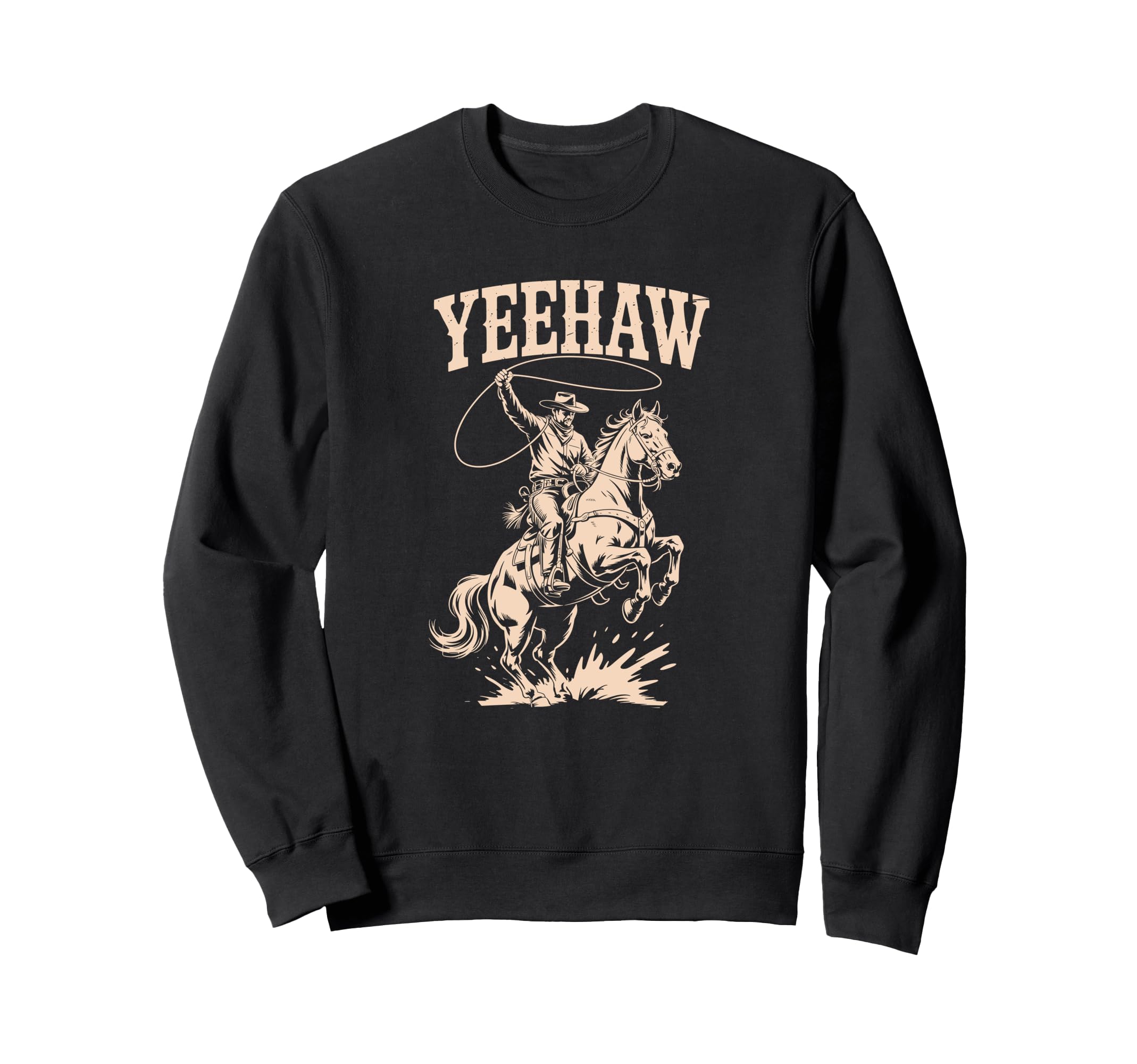 Yeehaw Rodeo Western Country Texas Lover Sweatshirt - Graphic Print Unisex - T-Shirt, Sweatshirt, Hoodie