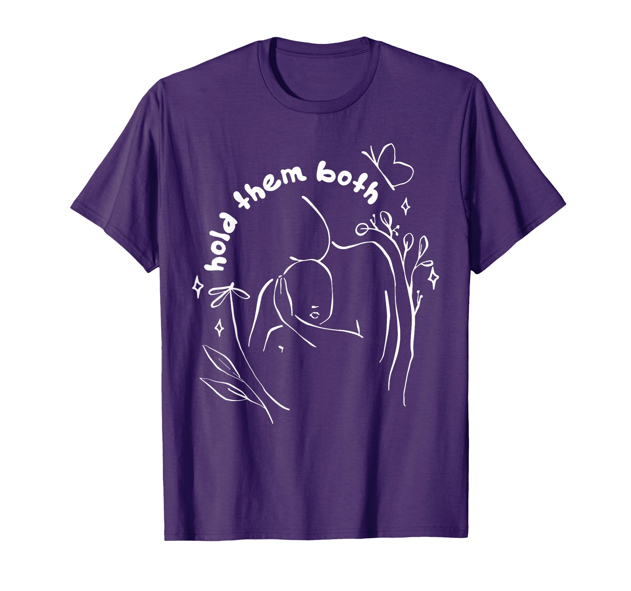 Hold Them Both Postpartum Maternal T-Shirt - Streetwear Style Men Women - T-Shirt, Sweatshirt, Hoodie
