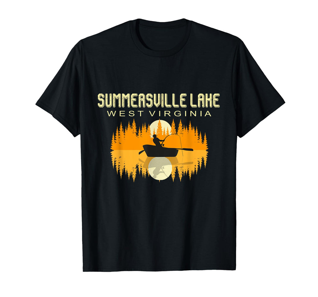 Summersville Lake West Virginia Usa T-Shirt - Fun Novelty Design Unisex - T-Shirt, Sweatshirt, Hoodie