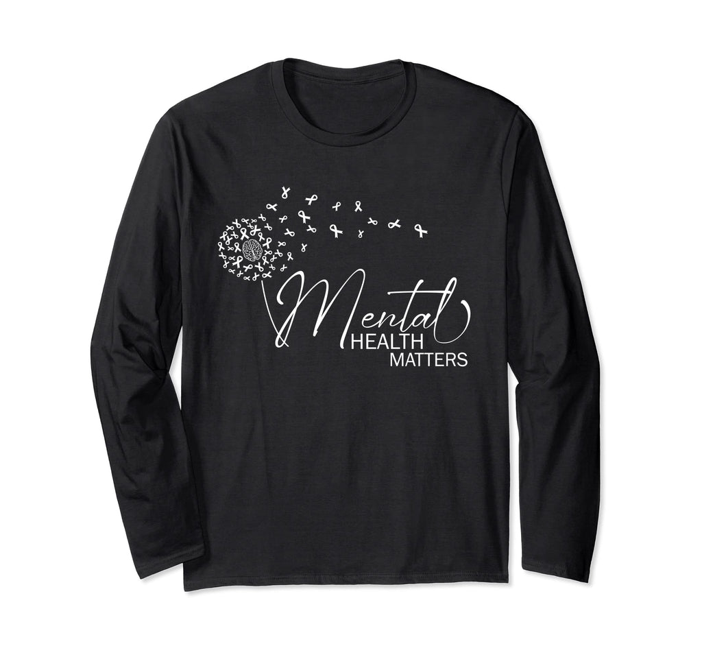 Green Mental Health Awareness Mental T-Shirt - Trendy Graphic for Adults - T-Shirt, Sweatshirt, Hoodie