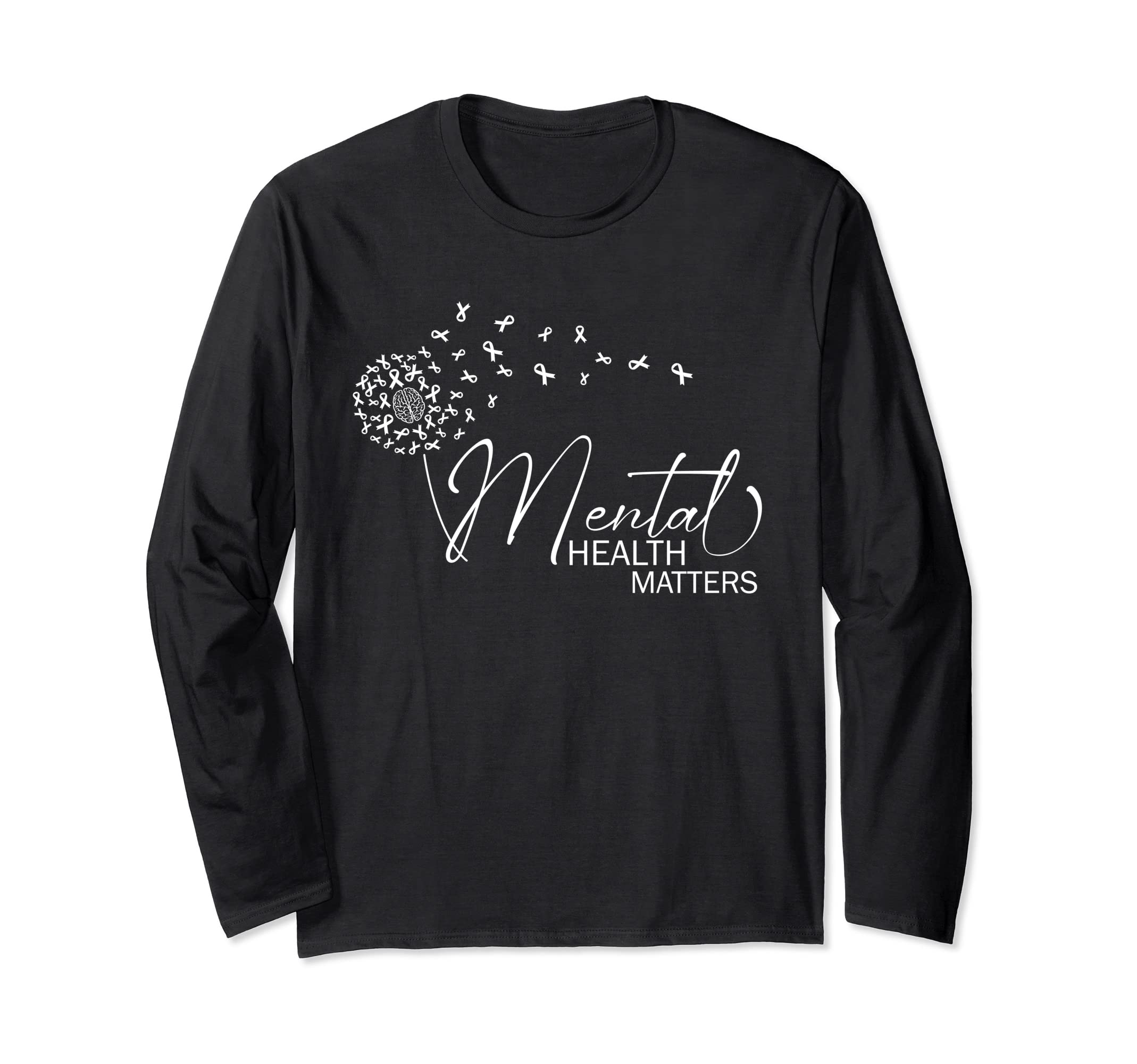 Green Mental Health Awareness Mental T-Shirt - Trendy Graphic for Adults - T-Shirt, Sweatshirt, Hoodie