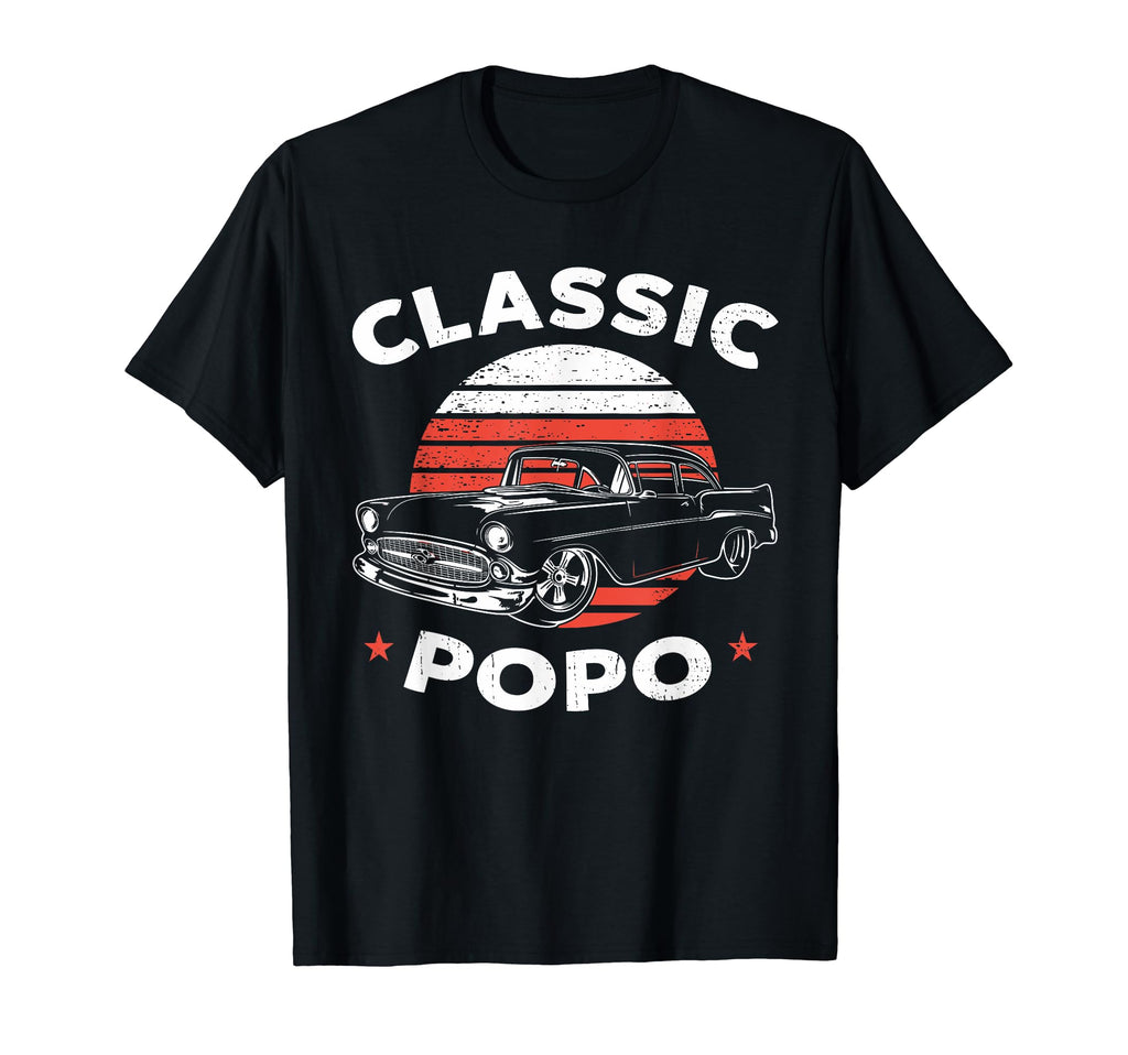 Popo Funny Car Lover Enthusiast T-Shirt - Unique Graphic Men Women - T-Shirt, Sweatshirt, Hoodie