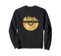 Vinyl Record Player Disco Music Sweatshirt - Unique Graphic for Adults - T-Shirt, Sweatshirt, Hoodie