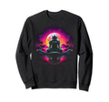 Synthwave Astronaut Cyberpunk 80S Sci Sweatshirt - Trendy Graphic Unisex - T-Shirt, Sweatshirt, Hoodie