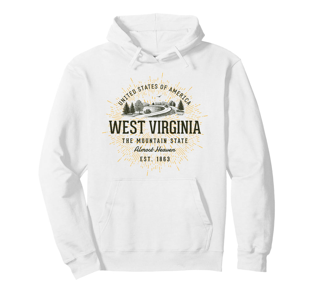 West Virginia Hoodie - Aesthetic Graphic Men Women - T-Shirt, Sweatshirt, Hoodie