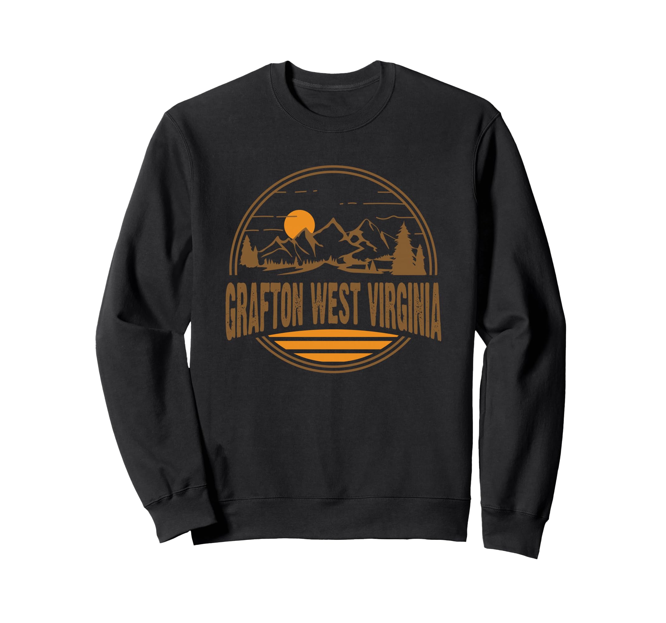 Grafton West Virginia Mountain Sweatshirt - Graphic Print for Adults - T-Shirt, Sweatshirt, Hoodie