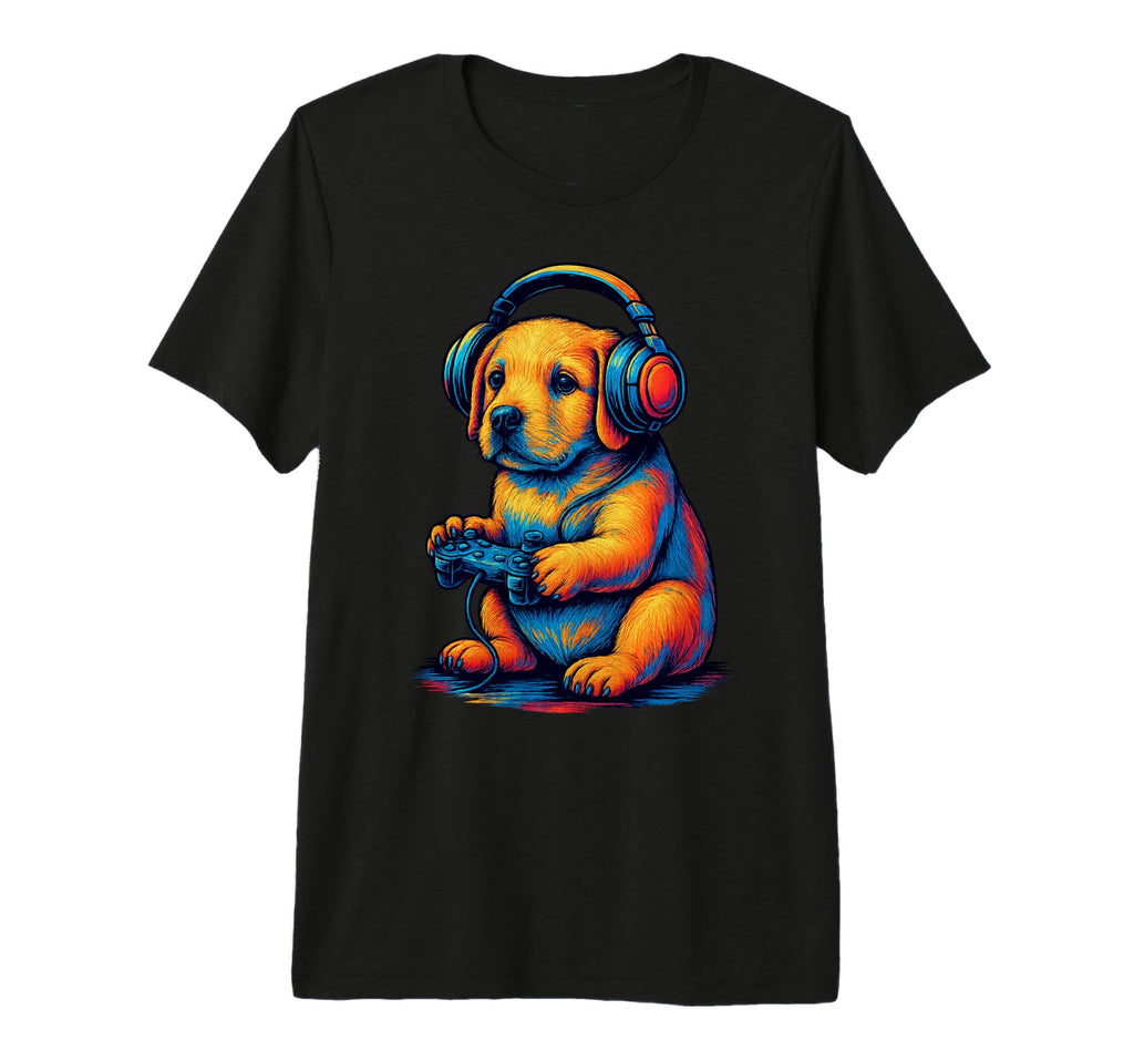 Labrador Retriever Gamer Gaming Dog T-Shirt - Streetwear Style Men Women - T-Shirt, Sweatshirt, Hoodie