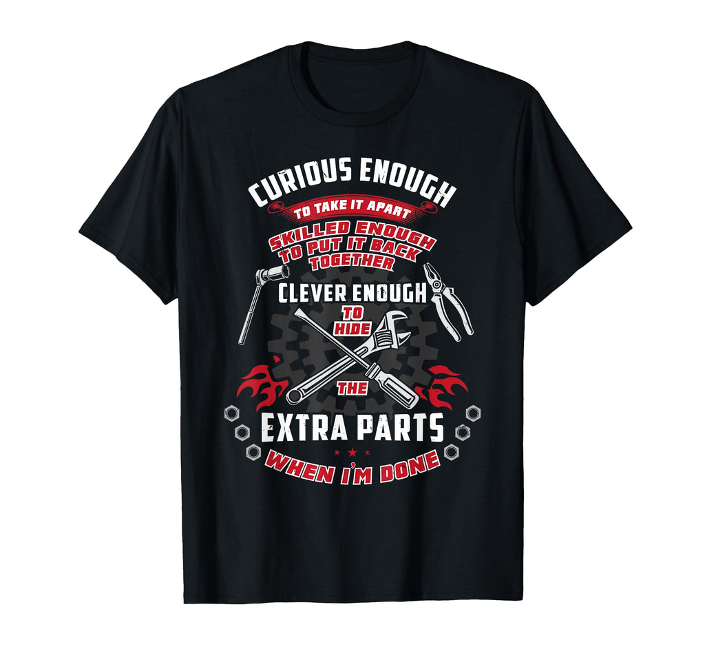 Clever Enough To Hide Extra Parts T-Shirt - Casual Everyday Wear Men Women - T-Shirt, Sweatshirt, Hoodie